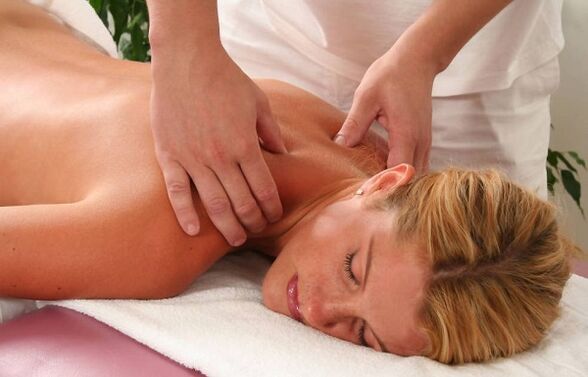 масаж для лікування остеохондрозу